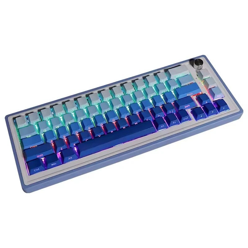 Y&D Dual-Color Cherry Profile PBT Keycaps - Gradient Side-Lit Gaming Keyboard Keycap Set - Sublimation Technology - Image 2